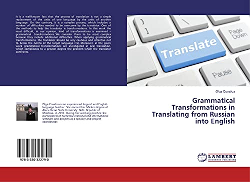 Stock image for Grammatical Transformations in Translating from Russian into English for sale by Revaluation Books