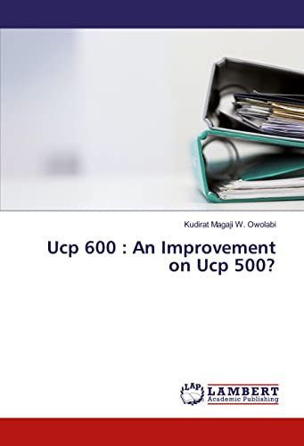 Imagen de archivo de Ucp 600 An Improvement on Ucp 500 a la venta por PBShop.store US