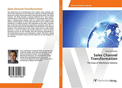 9783330512689: Sales Channel Transformation: The Case of Machinery Industry