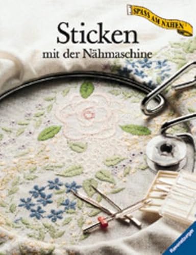 9783332009057: Sticken mit der Nhmaschine