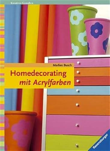Beispielbild fr Homedecorating mit Acrylfarben zum Verkauf von medimops