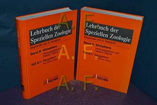 Lehrbuch der Speziellen Zoologie. Band II: Wirbeltiere. 5. Teil: Säugetiere. 5/2: Ordo 10 - 30, Haustiere, Literatur, Register. - Alfred Kaestner und Dietrich Starck (Hrsg.)