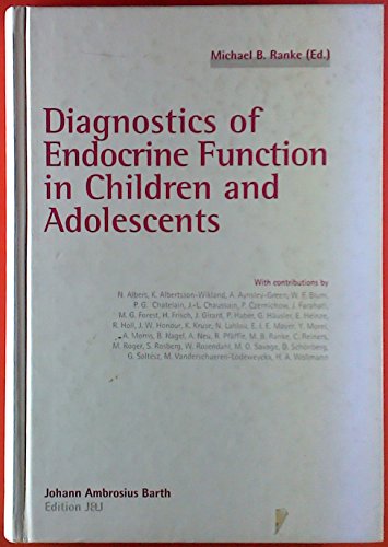 Imagen de archivo de Diagnostics of Endocrine Function in Children and Adolescents a la venta por Books From California