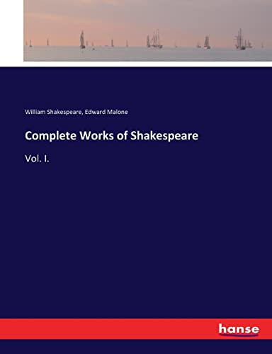 9783337063320: Complete Works of Shakespeare: Vol. I.