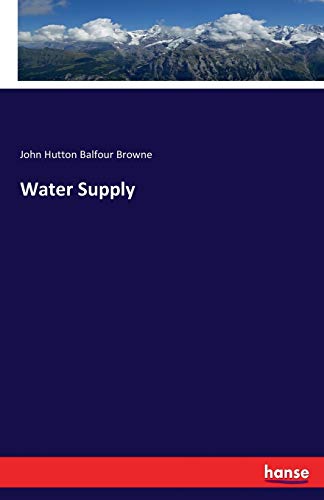 Imagen de archivo de Water Supply a la venta por Ria Christie Collections