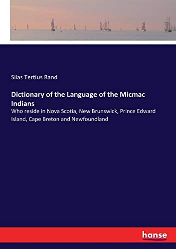 Stock image for Dictionary of the Language of the Micmac Indians: Who reside in Nova Scotia, New Brunswick, Prince Edward Island, Cape Breton and Newfoundland for sale by Lucky's Textbooks