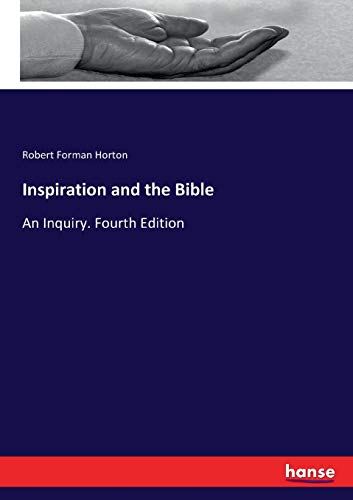 9783337183325: Inspiration and the Bible: An Inquiry. Fourth Edition