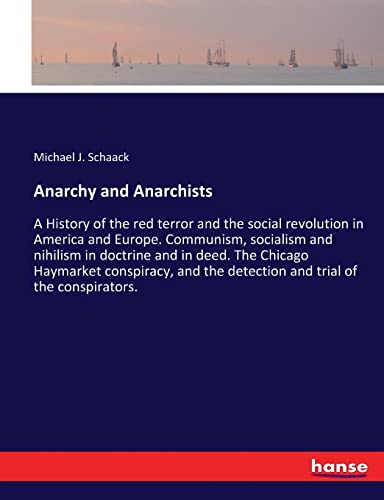 Imagen de archivo de Anarchy and Anarchists a la venta por Lucky's Textbooks