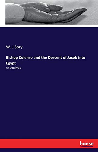 Imagen de archivo de Bishop Colenso and the Descent of Jacob into Egypt:An Analysis a la venta por Ria Christie Collections