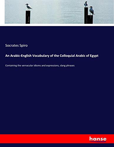 Stock image for An Arabic-English Vocabulary of the Colloquial Arabic of Egypt: Containing the vernacular idioms and expressions, slang phrases for sale by Lucky's Textbooks