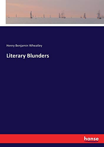 Stock image for Literary Blunders for sale by Ria Christie Collections