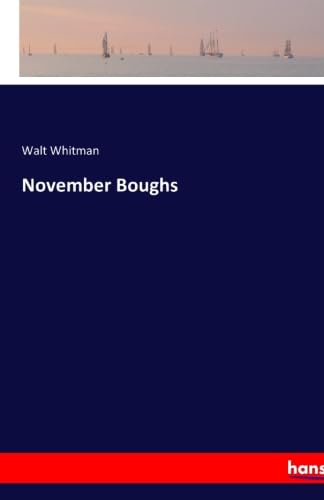 Beispielbild fr November Boughs zum Verkauf von Revaluation Books