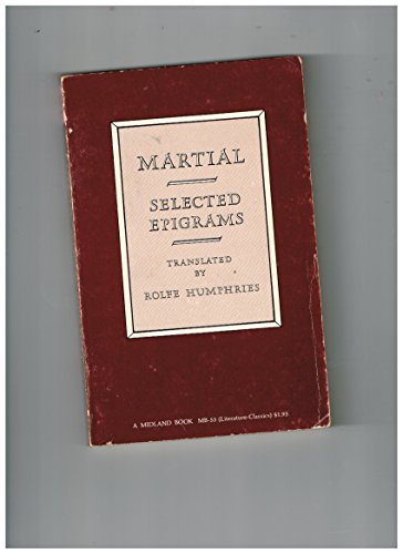 Imagen de archivo de Selected Epigrams of Martial a la venta por Solr Books