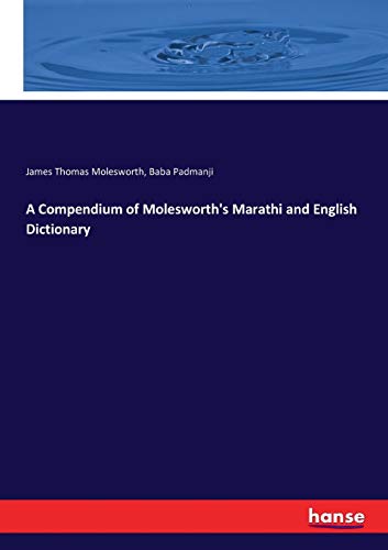 Stock image for A Compendium of Molesworth's Marathi and English Dictionary for sale by Lucky's Textbooks