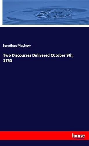 9783337571771: Two Discourses Delivered October 9th, 1760