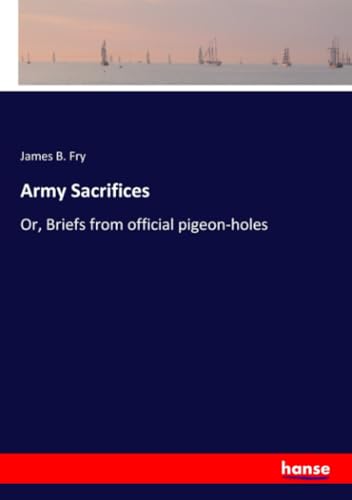 9783337598259: Army Sacrifices