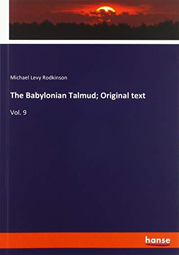 Beispielbild fr The Babylonian Talmud; Original text zum Verkauf von Blackwell's