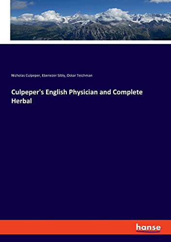 9783337781354: Culpeper's English Physician and Complete Herbal
