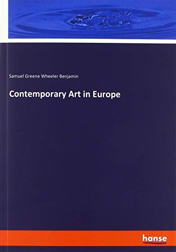 9783337802790: Contemporary Art in Europe