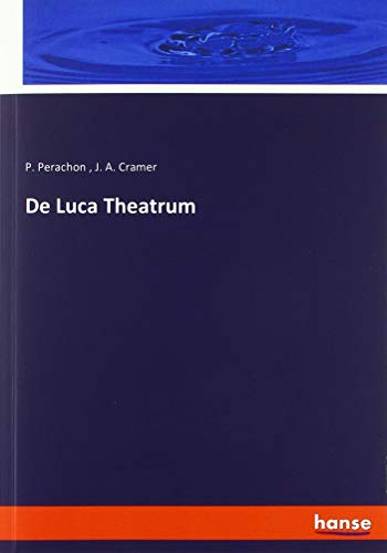 Beispielbild fr De Luca Theatrum zum Verkauf von Buchpark