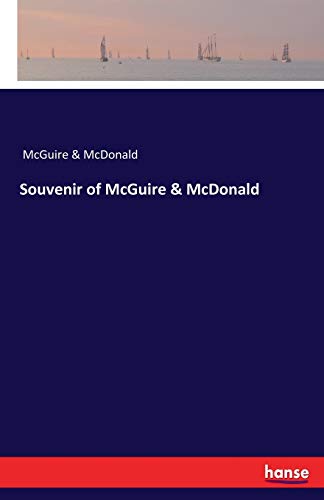 Beispielbild fr Souvenir of McGuire & McDonald zum Verkauf von Chiron Media