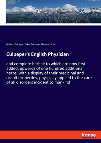 9783337880835: Culpeper's English Physician