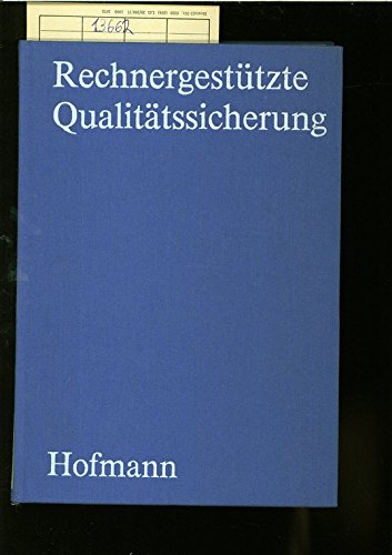 9783341004609: Rechnergesttzte Qualittssicherung.