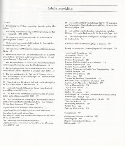 Beispielbild fr Geschichte der Denkmalspflege: Sachsen. Von den Anfngen bis zum Neubeginn 1945 zum Verkauf von Kultgut