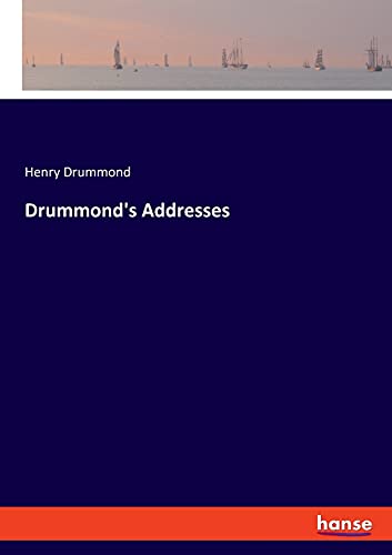 Stock image for Drummond's Addresses for sale by Lucky's Textbooks
