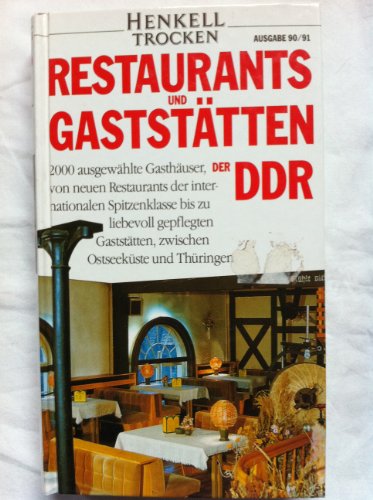 9783349005073: Restaurants und Gaststtten der DDR - 2000 ausgewhlte Gasthuser