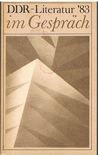 Beispielbild fr DDR-Literatur `85 im Gesprch, zum Verkauf von medimops