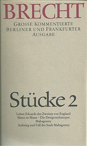 Imagen de archivo de Werke. Grosse Kommentierte Berliner und Frankfurter Ausgabe: Stcke 2. (Bd. 2) a la venta por medimops