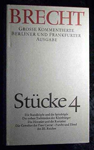 Stock image for Werke. Grosse Kommentierte Berliner und Frankfurter Ausgabe: Stcke 4. (Bd. 4) for sale by medimops