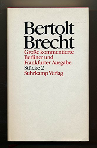 Imagen de archivo de Werke. Grosse Kommentierte Berliner und Frankfurter Ausgabe: Stcke 2: BD 2 a la venta por medimops