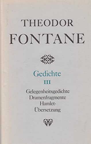 Imagen de archivo de Gedichte [Bd. I - III, komplett] a la venta por Kultgut