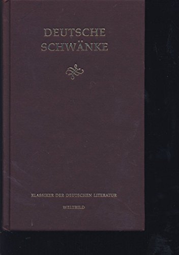 Beispielbild fr Deutsche Schwnke in einem Band zum Verkauf von Versandantiquariat Felix Mcke