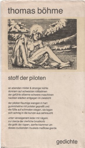 Imagen de archivo de Stoff der Piloten. Gedichte a la venta por medimops