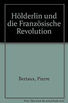 Stock image for Hlderlin und die Franzsische Revolution for sale by medimops