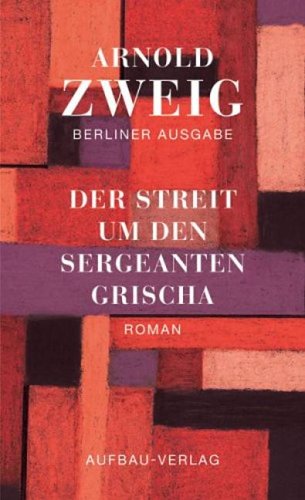 9783351022419: Der Streit um den Sergeanten Grischa. Roman
