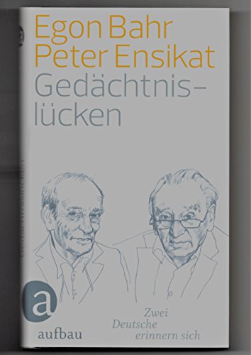 Beispielbild fr Gedchtnislcken: Zwei Deutsche erinnern sich zum Verkauf von medimops