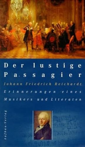 Imagen de archivo de Der lustige Passagier. Erzhlungen eines Musikers und Literaten. Hrsg. v. W. Salmen. a la venta por Musikantiquariat Bernd Katzbichler