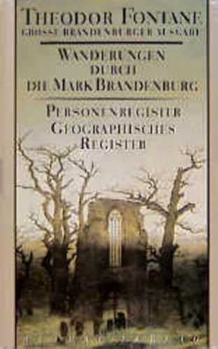 Beispielbild fr Wanderungen durch die Mark Brandenburg. Grosse Brandenburger Ausgabe: Wanderungen durch die Mark Bra zum Verkauf von medimops