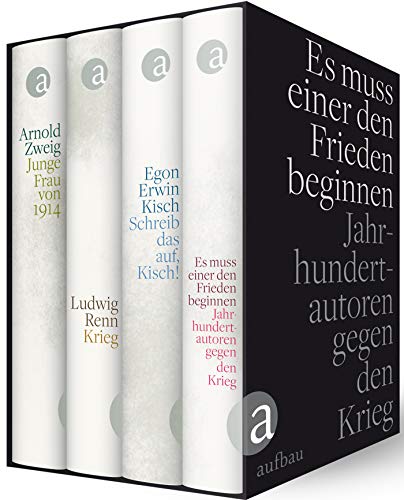 Beispielbild fr Es muss einer den Frieden beginnen (4 Bnde): Jahrhundertautoren gegen den Krieg zum Verkauf von medimops