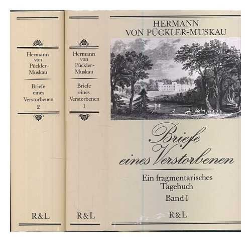 Beispielbild fr Briefe eines Verstorbenen (2 Bnde). Ein fragmentarisches Tagebuch. zum Verkauf von Antiquariat Matthias Wagner