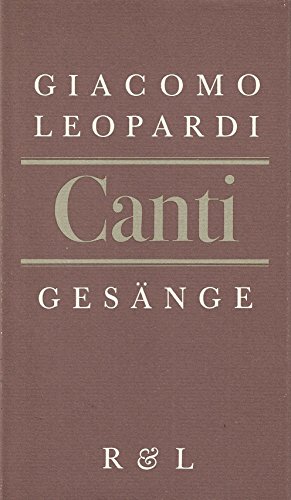 9783352003158: Canti /Gesnge