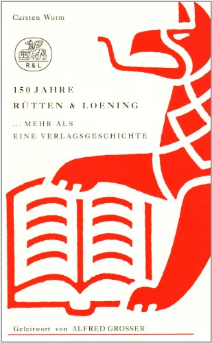 9783352005008: 150 Jahre Rütten & Loening: --mehr als eine Verlagsgeschichte 1844-1944 (German Edition)