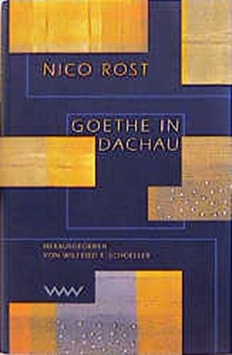 9783353011695: Goethe in Dachau