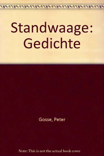 Standwaage. Gedichte