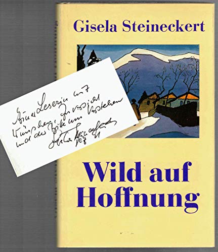 Imagen de archivo de Wild auf Hoffnung, a la venta por Grammat Antiquariat