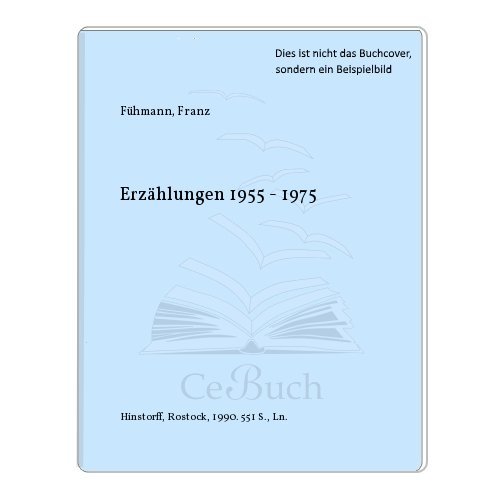 9783356002652: Erzhlungen 1955 - 1975